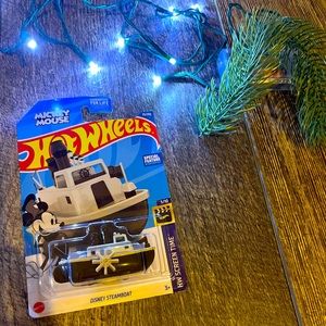 Hot wheels, Mickey Mouse, Disney steamboat